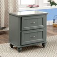 thumbnail image 1 of Benzara BM123053 Lacey Contemporary Nightstand, Gray Finish, 1 of 1