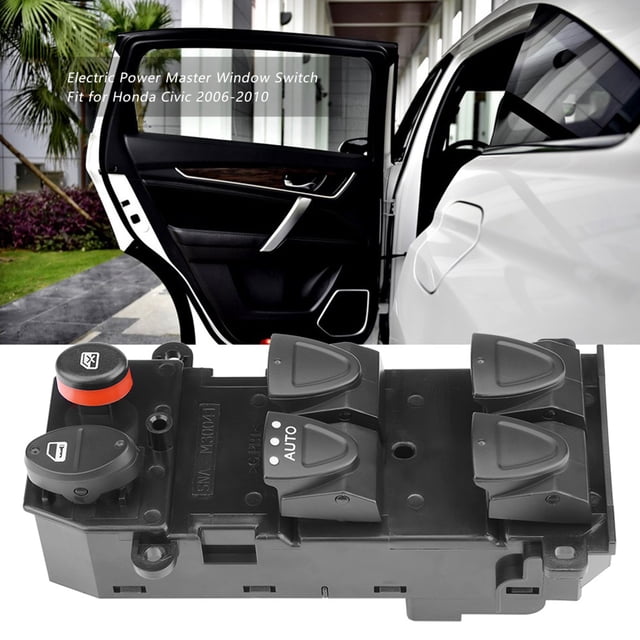 Interruptor de Ventana Eléctrica ANGGREK para 2006-2010 35750-SNV-H51 Negro