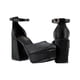 thumbnail image 3 of Zapatilla Plataforma Tacon Ancho Mujer Colores KS M-801 SHANTUNG NEGRO 25 cm., 3 of 5