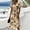 Beige, variant on Halloween Dresses for Women Spider Short Sleeve Ghost Vintage Wrap Dress Pumpkin V Neck Funny Wedding Guest Dresses S