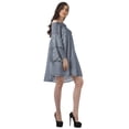 thumbnail image 2 of Moomaya Robe d'Été Dénudée pour Femmes Bleu Marine Foncé Robe de Plage en Coton avec Manches Cloche - TP, 2 of 5