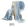 thumbnail image 2 of Calabria Herringbone Cotton Throw The Urban Port, Set of 2., 2 of 2
