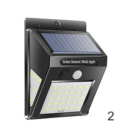 

Waterproof LED Solar Wall Light Infrared Body Induction Lamp with Light on 3 Sides 2