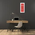 thumbnail image 3 of Grey, Jace 14x32 White Modern Wood Framed Museum Art Print Titled - Las reglas familiares mate, 3 of 4