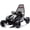 Black, variant on iRerts 24V Electric Go Kart for Kids, Crazy Go Cart Ride on Toys for Big Kids with Protective Roll Cage, EVA Front Tires, Rear Suspension, Max Speed 7.5 MPH, Drift Car for Kids 6-12 Ages, Blue