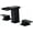 Black, variant on Bathroom Facets for Sink 3 Hole Waterfall Basin Faucet Brass Hot Water and Cold Water Bathroom Washbasin Faucet-Black