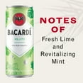 thumbnail image 2 of BACARDI Mojito Ready to Drink Real Rum Cocktail, Gluten Free, 355 mL Slim Can (Pack of 4), ABV 5.9%, 2 of 5