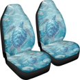 thumbnail image 3 of XYZCANDO Car Seat Covers Turtle Pattern 2pcs Vehicle Seat Covers Easy to Install SUV Van Truck Waterproof Comfortable Car Front Seat Covers, 3 of 10
