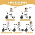 thumbnail image 6 of XJD 7 in 1 Toddler Tricycle with Push Handle,Toddler Bike for 1-3 Years Old Boy Girl, Toddler Push Tricycle, Baby Bike Balance Bike with Adjustable Seat Height and Removable Pedal, 6 of 11