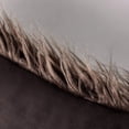 thumbnail image 3 of Phantoscope Faux Fur Series Decorative Throw Pillow Cover of Plush, Cusion for Sofa Couch, 20" x 20", Coffee, 2 Pack, 3 of 6