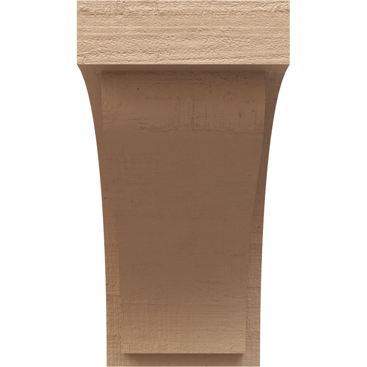 10"W x 20"D x 20"H Classic Helena Rough Cedar Woodgrain TimberThane Corbel, Primed Tan