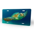 thumbnail image 2 of Yehwow Sea Turtle Ocean Beach Metal Car Plate Decorative Aluminum License Plate Tag Sign, 2 of 5
