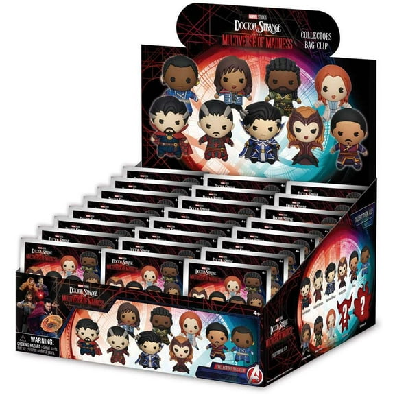Marvel 3D Figural Keyring Doctor Strange & The Multiverse of Madness Mystery Box (24 Packs)