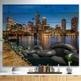 thumbnail image 2 of Design Art - Boston Skyline at Dusk, 2 of 5