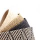thumbnail image 3 of 4 piezas de cinturón elástico tela para mujer, estilo tela de paja, banda de cintura con hebilla clásico para mujer, pantalones de vestir, 4 estilos, Multicolorido, fit in women, 3 of 5