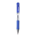 thumbnail image 2 of Preplabs 5 Pack Retractable Gel Pens, 0.5mm Fine Point, Blue Ink, Clear Transparent Barrel, Quick Dry Smooth Writing with Soft Grip for S'chool Office Home, 2 of 7