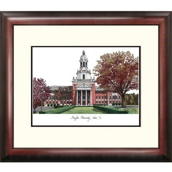 Baylor University Alumnus Framed Lithograph