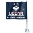thumbnail image 2 of WinCraft  UConn Huskies 2023 NCAA Men's Basketball National Champions 11'' x 14'' Car Flag, 2 of 3