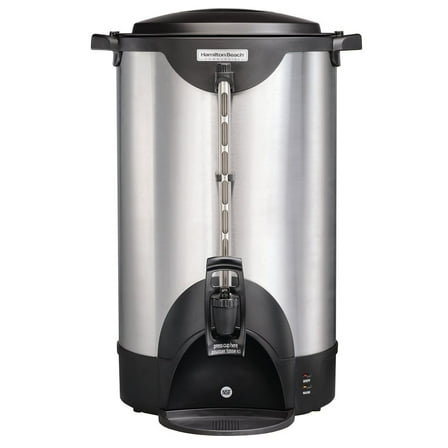 Hamilton Beach  URN Coffee Maker for 100 Cups - Brushed Aluminium