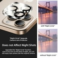 thumbnail image 5 of Liwarace 2Pcs Camera Lens Protector Tempered Glass for iPhone 16 Pro Max/16 Pro/16 Plus/16, Clear, 5 of 12