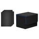 thumbnail image 4 of Caja para baraja de cartas, porta cartas, caja de almacenamiento de cartas con funda, cierre magnético premium, Azul negro, 4 of 9