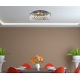 thumbnail image 2 of 2030 Maxime Collection Flush Mount D20in H5.5in Lt:6 Chrome Finish (Royal Cut Crystals), 2 of 7
