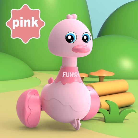 Learning and Crawling Toys for Babies,Toddler Duck Toys,Kids Toys,Press Cart Toys ,Interactive Press Small Toy,Tummy Time Toys, for Babies and Toddlers