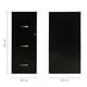 thumbnail image 2 of Archivero Organizador Metalico Carta 17438 3 Gavetas Color Negro Mundo In Papelero Organizador, Archivador., 2 of 9