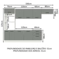 thumbnail image 4 of Cocina Integral Completa Modular Madesa Agata 330cm BG 03, 4 of 5
