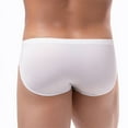 thumbnail image 4 of Swim Underwear for Men  Low Rise Briefs with Elastic Waistband and Mesh Patchwork, 4 of 7