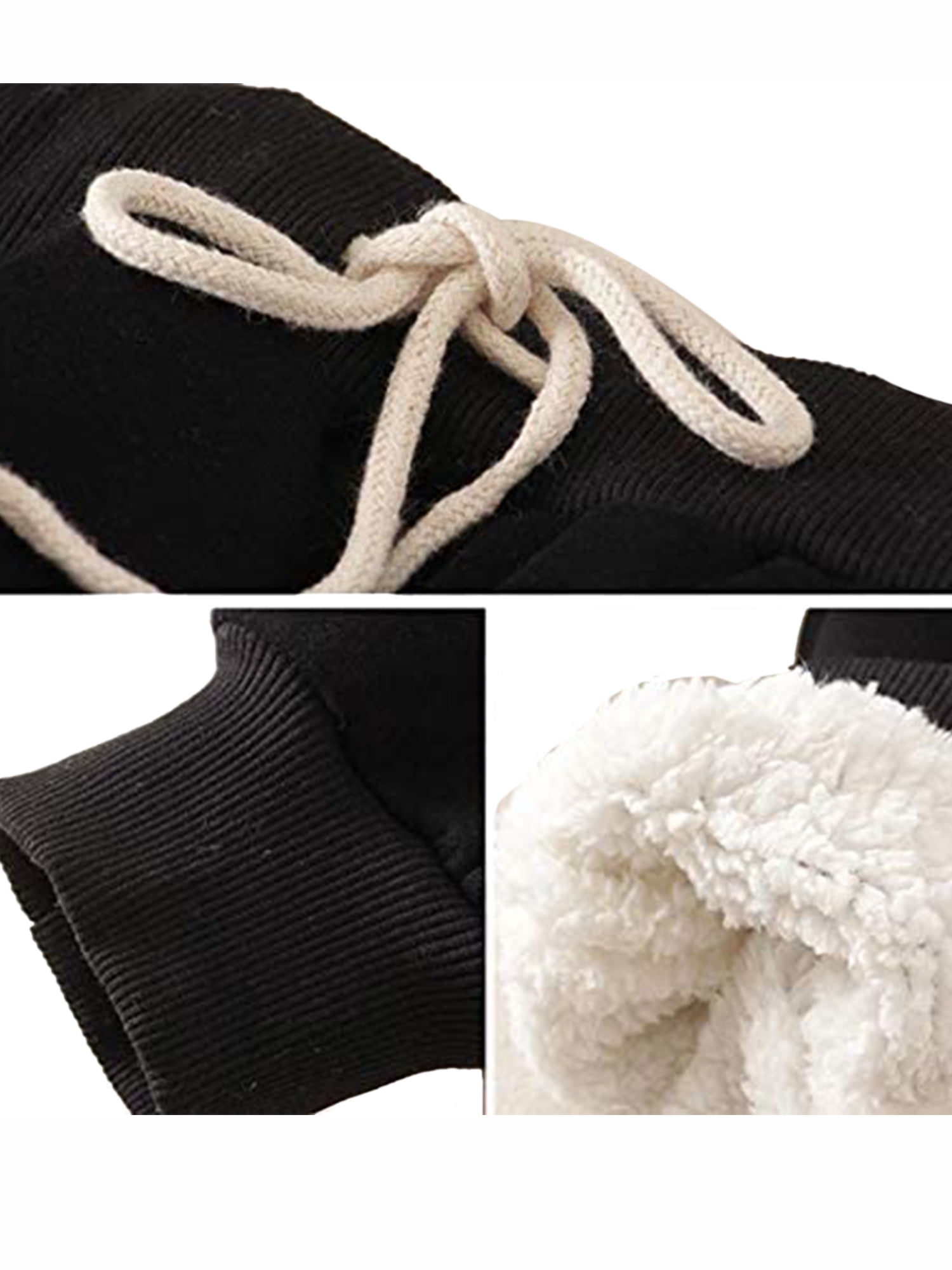Warm Fleece Thick Joggers Men's Casual Zipper Pocket - Temu