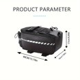 thumbnail image 1 of PENGX Adjustable Strap Bicycle Rear Rack Trunk Bag with Reflective Trim  Water Bottle Holder  Tail Light Compatible - Cycling Gear Pannier Pack  Rear Seat Equipment Bag in Polyester Fiber, 1 of 7
