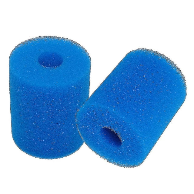 Paquete de 2 esponjas filtrantes compatibles con Intex tipo H, cartucho de filtro de esponja de espuma