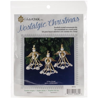 Kit Per Creare Ornamenti Natalizi Invernali - Winter Ice - Fai Da Te 6 Decorazioni Con Perline Per Albero Di Natale - HBOK74-70 - 5