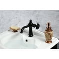 thumbnail image 2 of Kingston Brass KS3540CG Fuller One-Handle Single-Hole Bathroom Faucet with Push Pop-Up Drain, Matte Black, 2 of 7