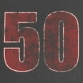 thumbnail image 2 of CafePress - 50Th Birthday Red Grunge Maternity Dark T Shirt - Maternity Dark T-Shirt, 2 of 3