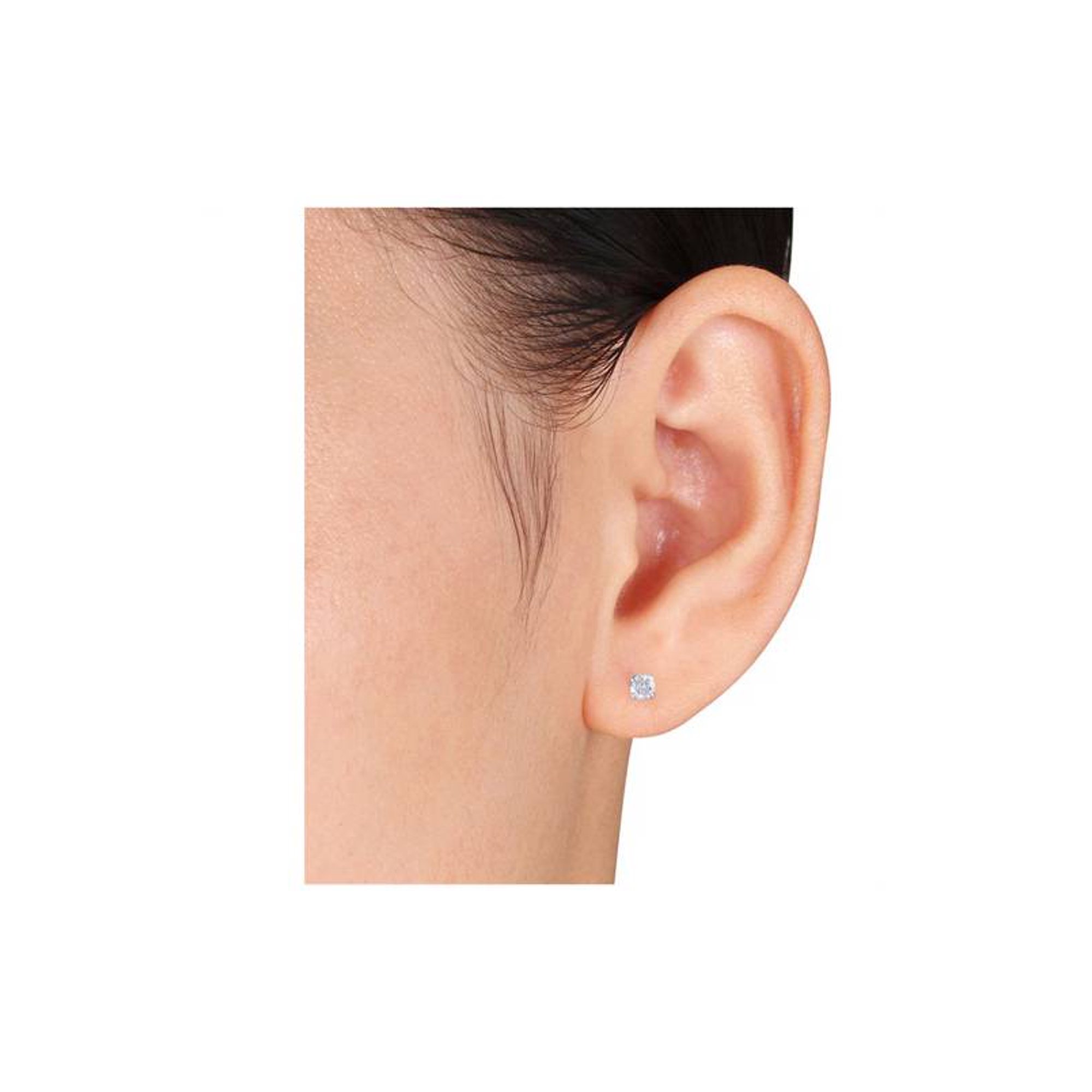 Clou De Nez En Or 18 Carats Avec Diamant Naturel 0,14 Ct - Couleur G, Clarté SI1 - Marque Jisha