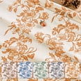 thumbnail image 5 of Alishomtll Fall Autumn Floral Curtains for Living Room Thanksgiving Farmhouse Country Sunflower Linen Curtains Light Filtering Window Drapes,52"x 63", 2 Panels, 5 of 9