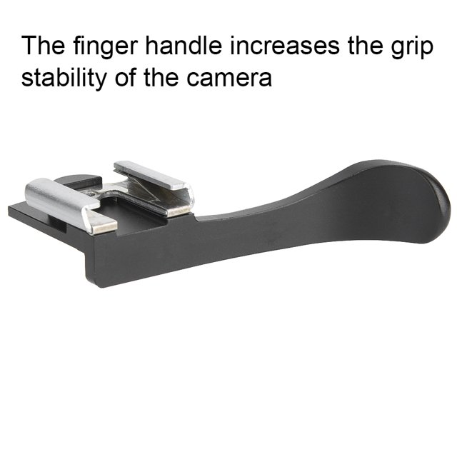 Camera Thumbs Up Grip, Hot Shoe Finger Handle Standard Grip CNC Machining Easy To Use For Fuji X-PRO1 For -M For RX-1R