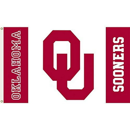DEYOU Oklahoma Sooners Flag 3x5 Feet Banner Flag
