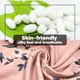 thumbnail image 6 of Robes for Women, LOFIR Womens Long Silk Kimono Robes, Satin Silky Bathrobe Robe Soft Floral Bridesmaid Robes for Women, Ladies Sleepwear, 6 of 9