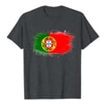 thumbnail image 3 of "Portugal Women's Soccer Fan T Shirt Colorful Flag Art Print Casual Short Sleeve Top For Ladies" Fashion Womens T Shirt Womens Short Sleeved Athletic Tops Sleeve Shirt Solid Color Tops Women Womens, 3 of 3