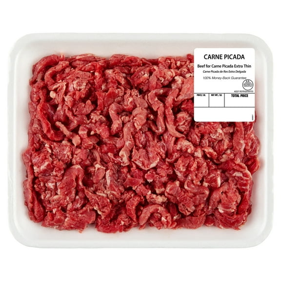 Beef Carne Picada, Tray, Fresh, 1.48 - 2.48 lb