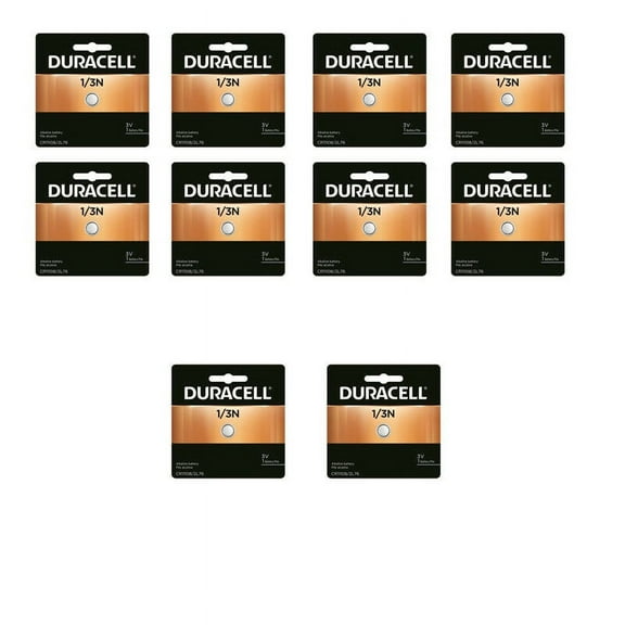 10 Pcs Duracell 2L76 CR1-3N DL1/3N 1/3N K58L 3V Lithium Battery