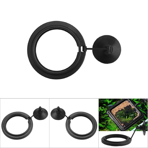 Anillo De Alimentación Para Peces ANGGREK Alimentador De Alimentos Flotante Seguro Para Peces De Acuario