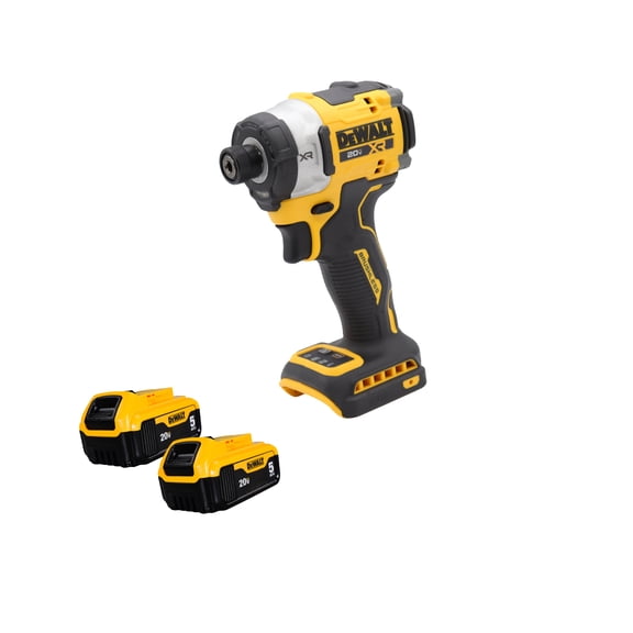 DeWalt DCF860B 20V MAX XR 1/4" Cordless Impact Driver with (2) 5Ah Batteries