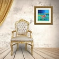 thumbnail image 3 of Ormsby, Anne 12x12 Gold Ornate Wood Framed with Double Matting Museum Art Print Titled - Duo Flamingos, 3 of 4