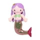 thumbnail image 1 of Adorable muñeca de sirena de peluche, muñeca de peluche flexible, juguete de peluche de sirena decorativo, muñeca de sirena de peluche, lindo juguete de sirena para niños pequeños, 1 of 8
