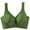 Green, variant on Fmbrln Womens Sports Bra Adjustable Wide Strap Wirefree Comfy Breathable Everyday Bra