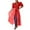 Red, variant on Women Short Sleeve Bodycon High Low Asymmetrical Ruffle Tunics Blouse Shirt Top Dress